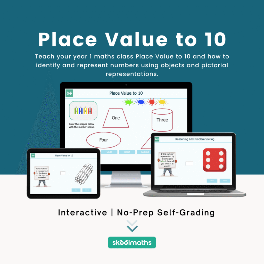 place value to 10 min