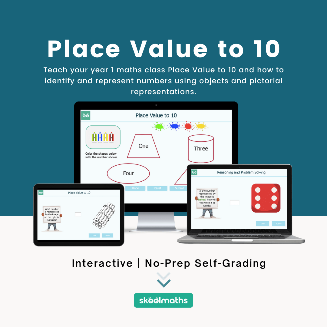 place value to 10 min