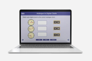 reading time on a digital clock