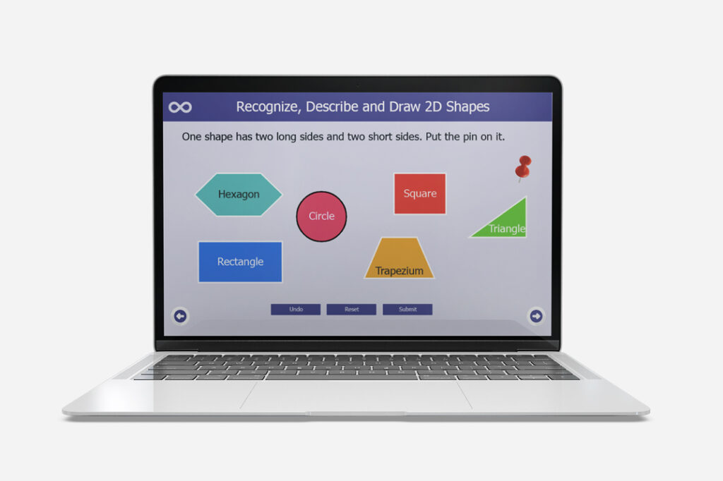 recognise and describe 2d shapes