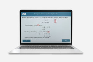 simultaneous equations​ algebraic solutions