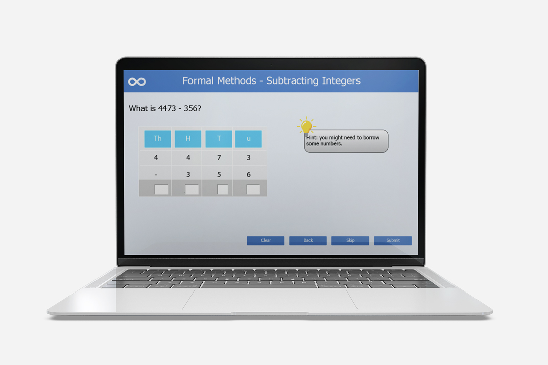 subtracting integers