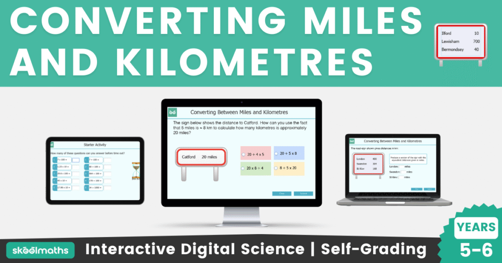 converting miles and kilometres (2)