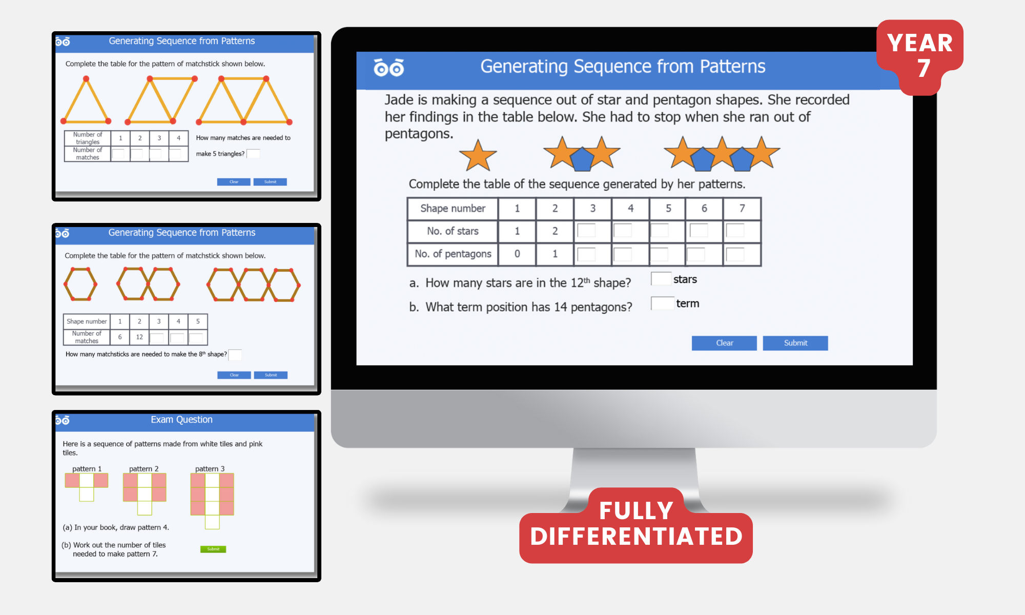 generating sequence from patterns