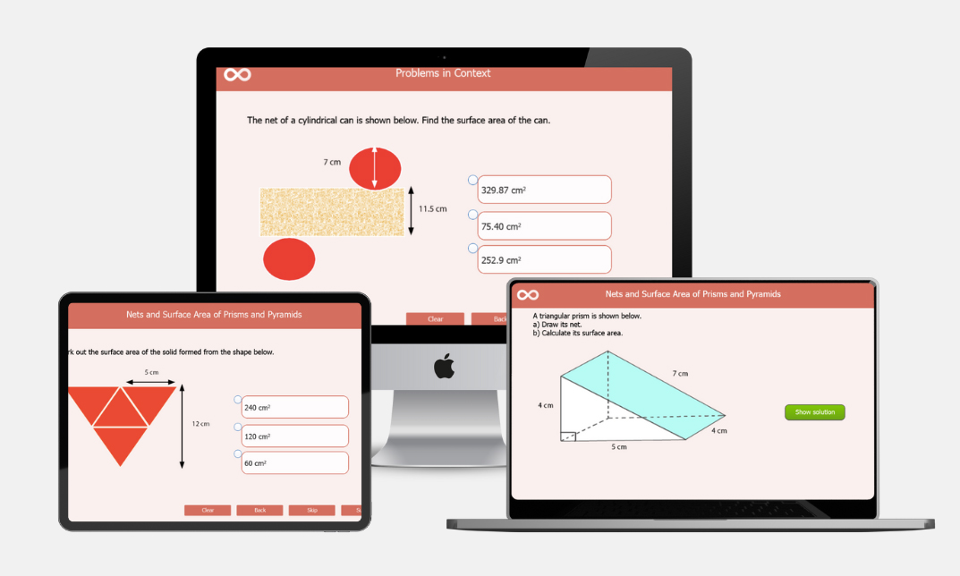 Nets and Surface Area of Prisms and Pyramids