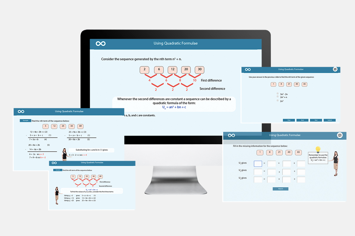 Using Quadratic Formulae to Find the Nth Term