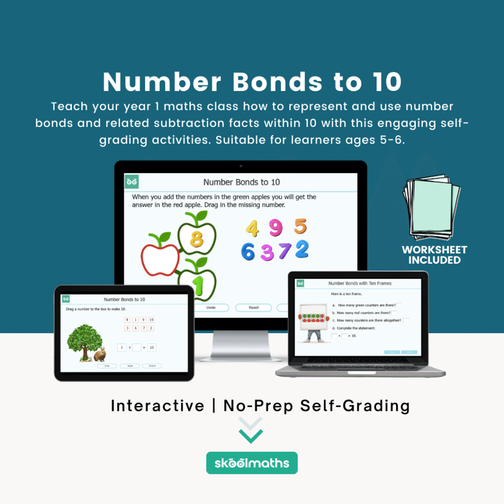 number bonds to 10 min