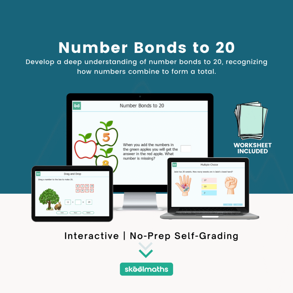 number bonds to 20 min