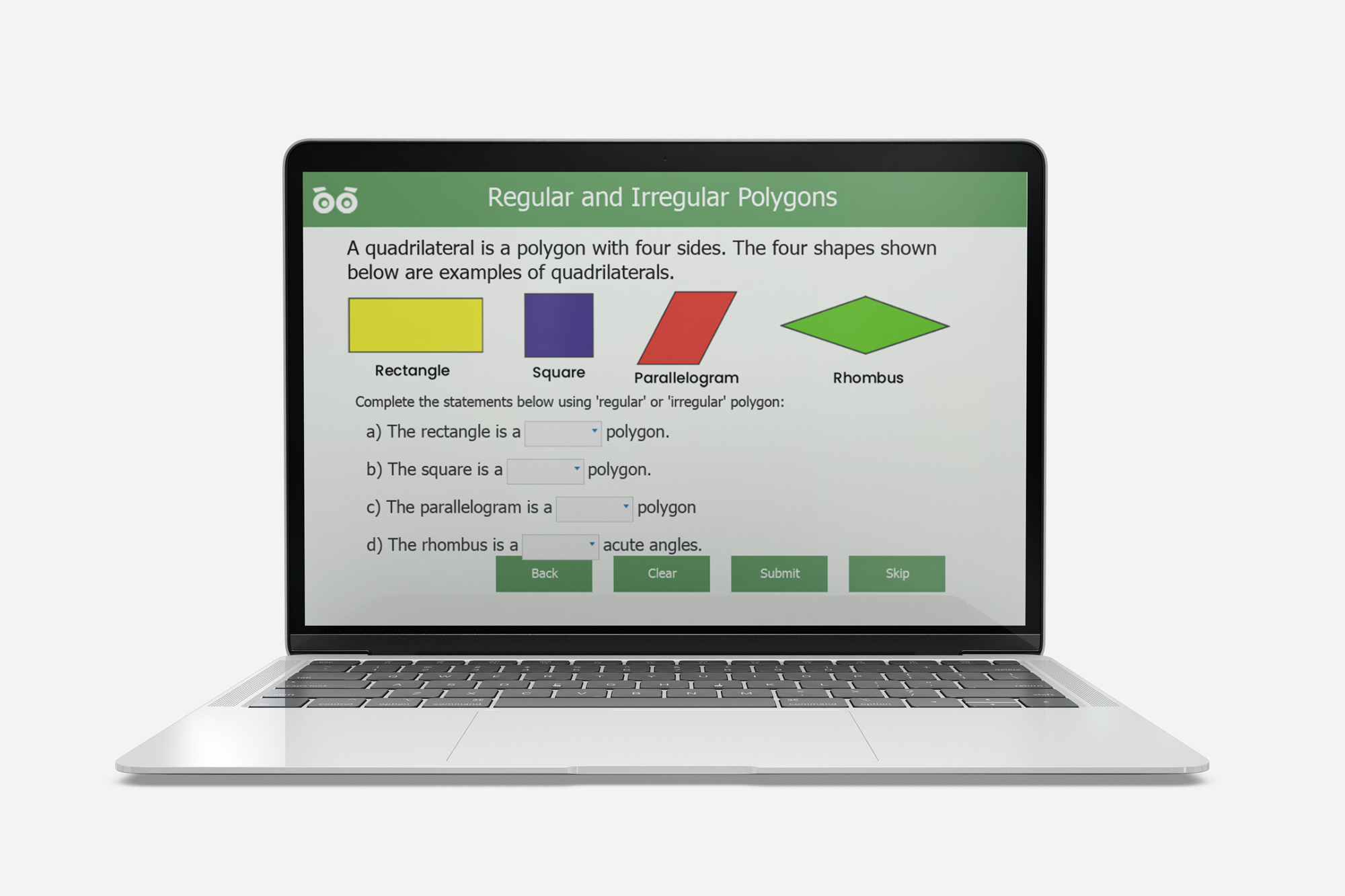 regular and irregular polygons