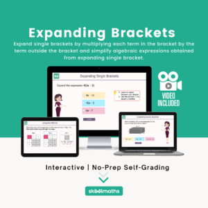 simplifying expressions by expanding brackets
