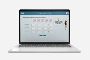 using quadratic formulae to find the nth term