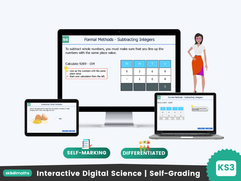 formal methods subtracting integers