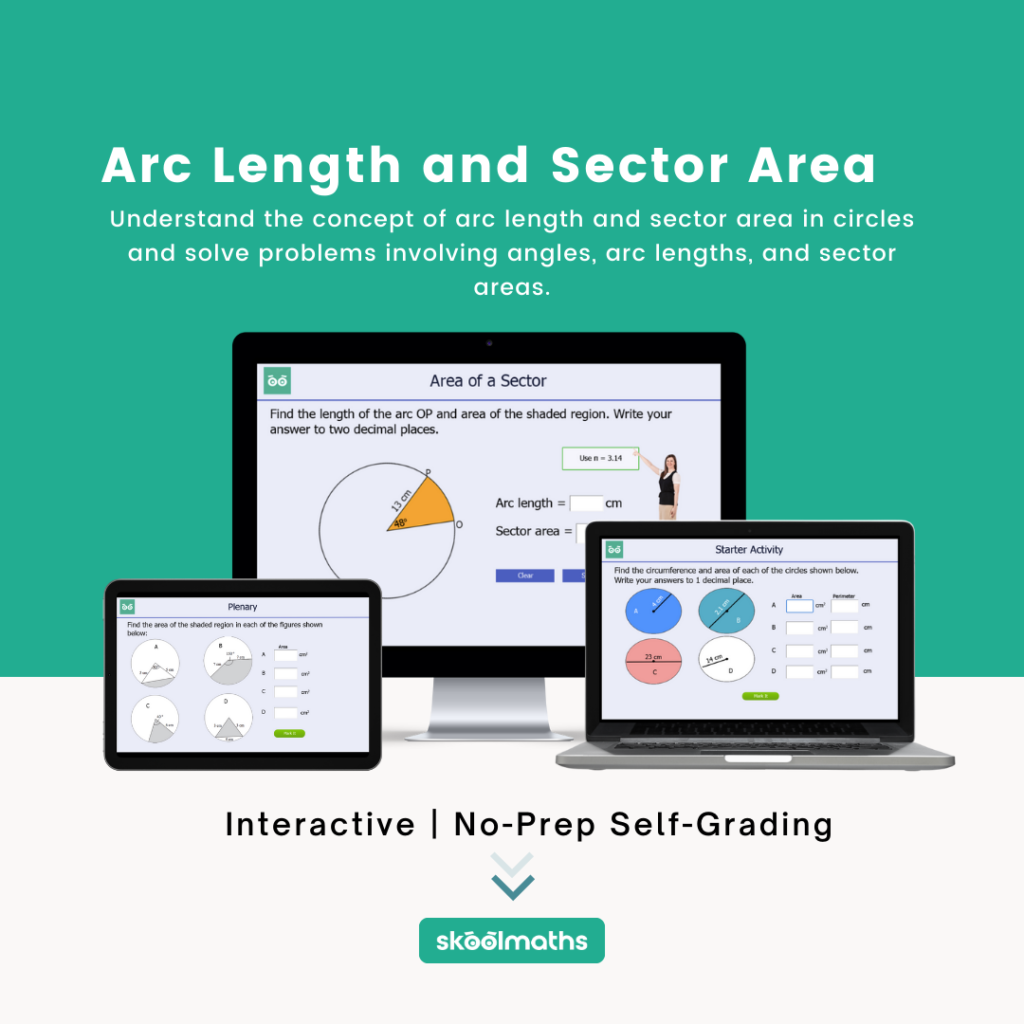arc length and sector area