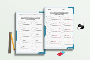 area circumference workdheet