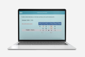 subtracting decimals