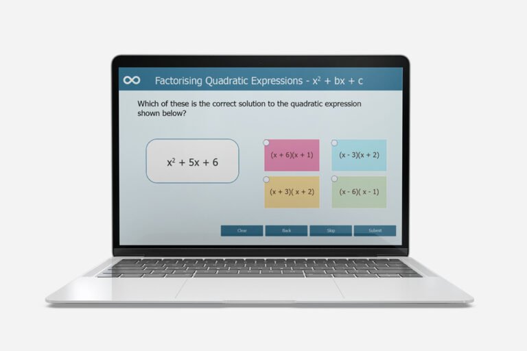 factorising quadratic expressions of the form x² + bx + c
