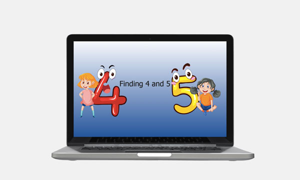 finding numbers 4 and 5