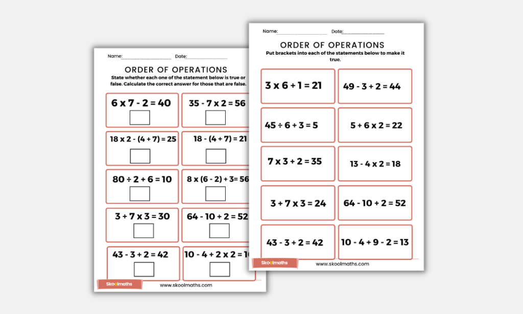 order of operations