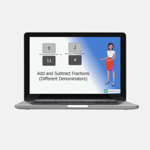 add subtract fractions different denominators