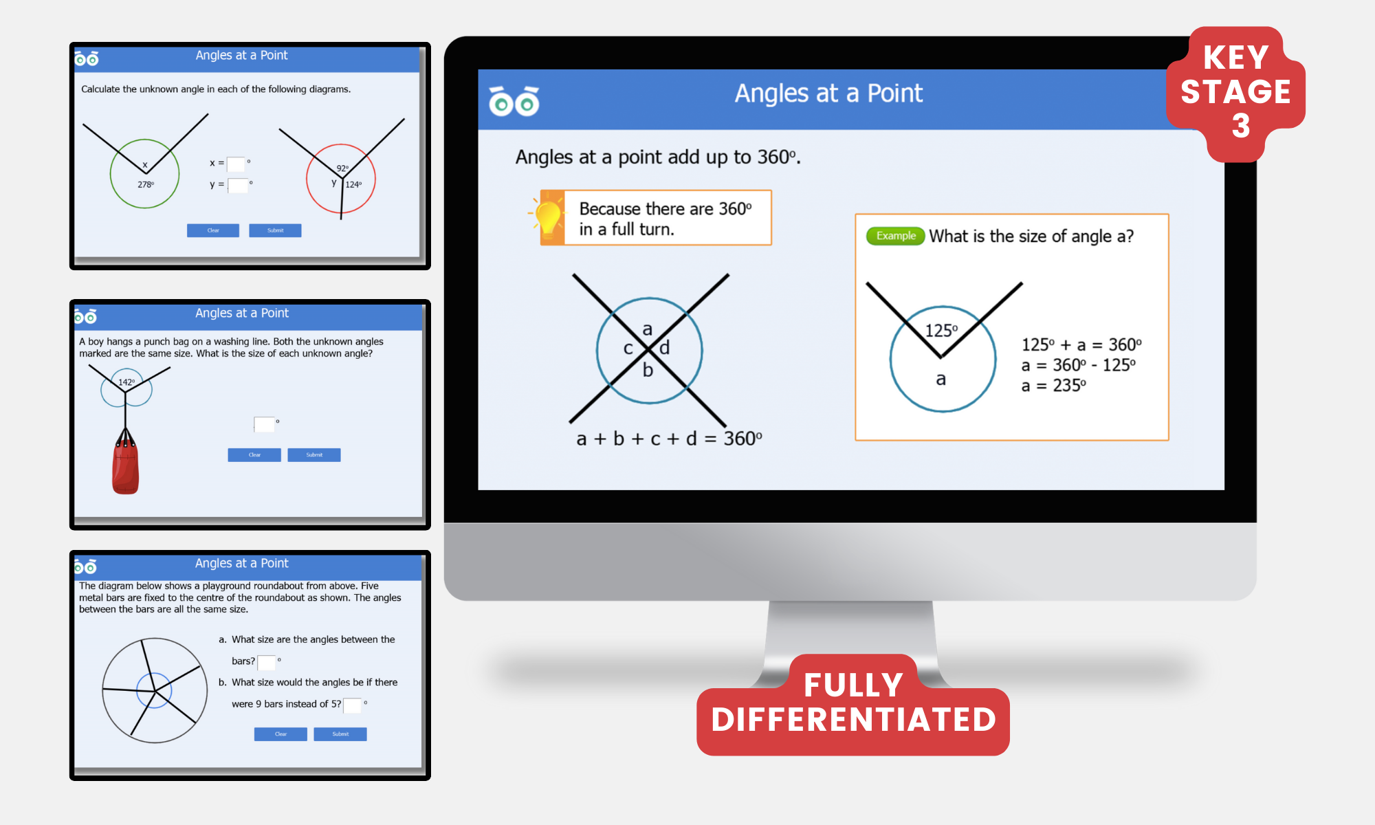 calculating angles at a point (1)