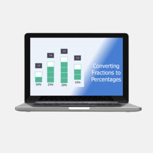 converting fraction to percentage