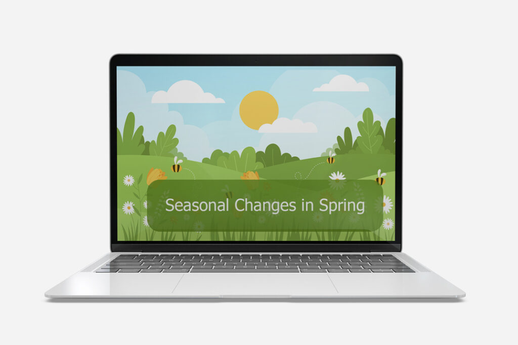 seasonal changes in spring