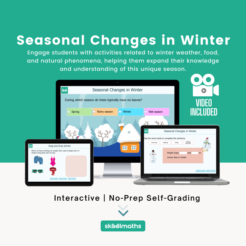 seasonal changes in winter