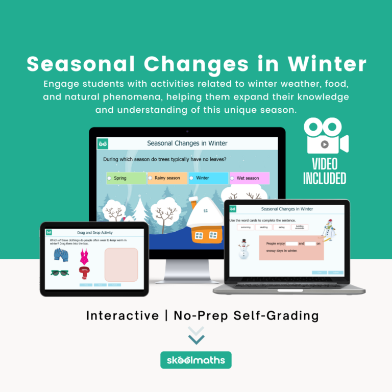 seasonal changes in winter