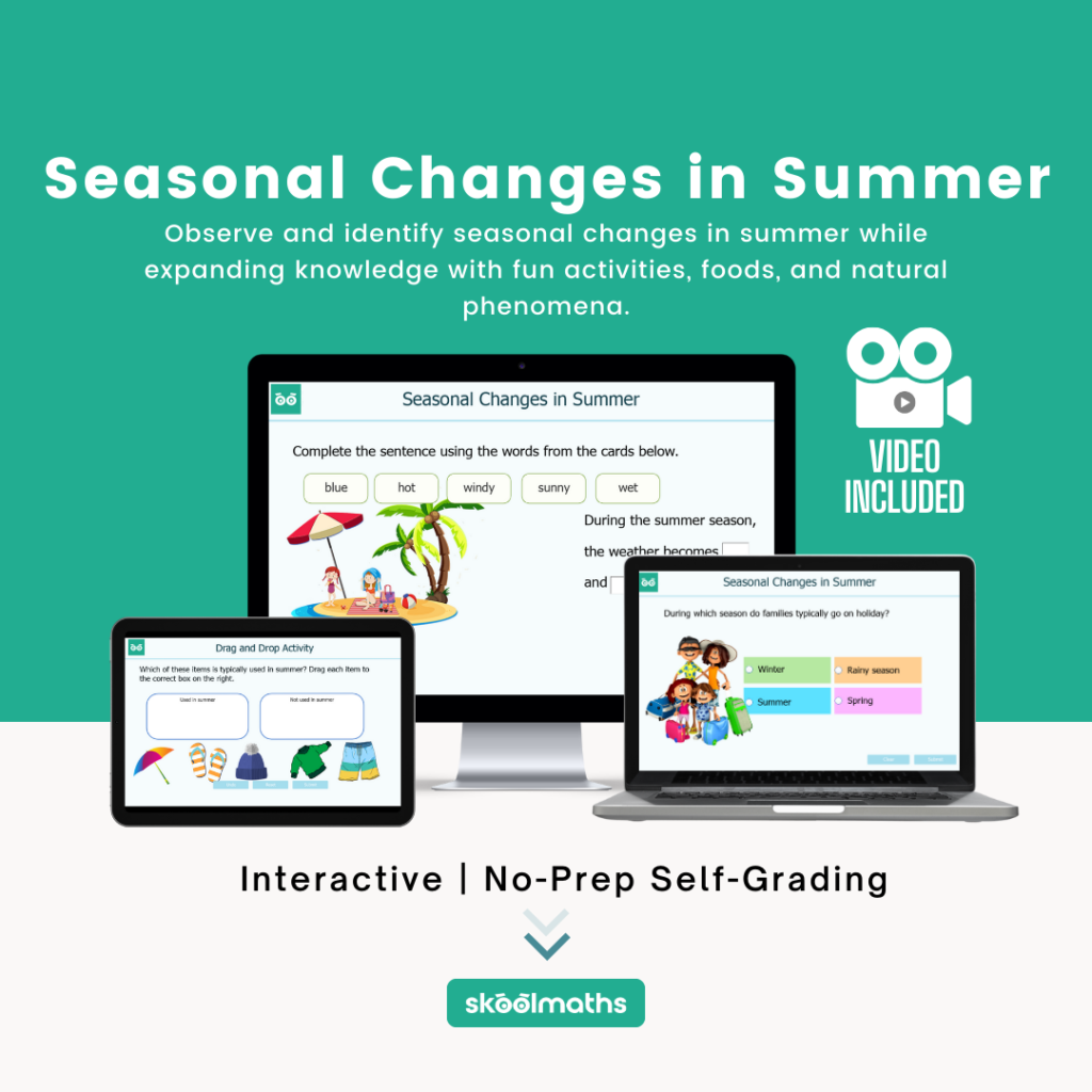 seasonal changes in summer