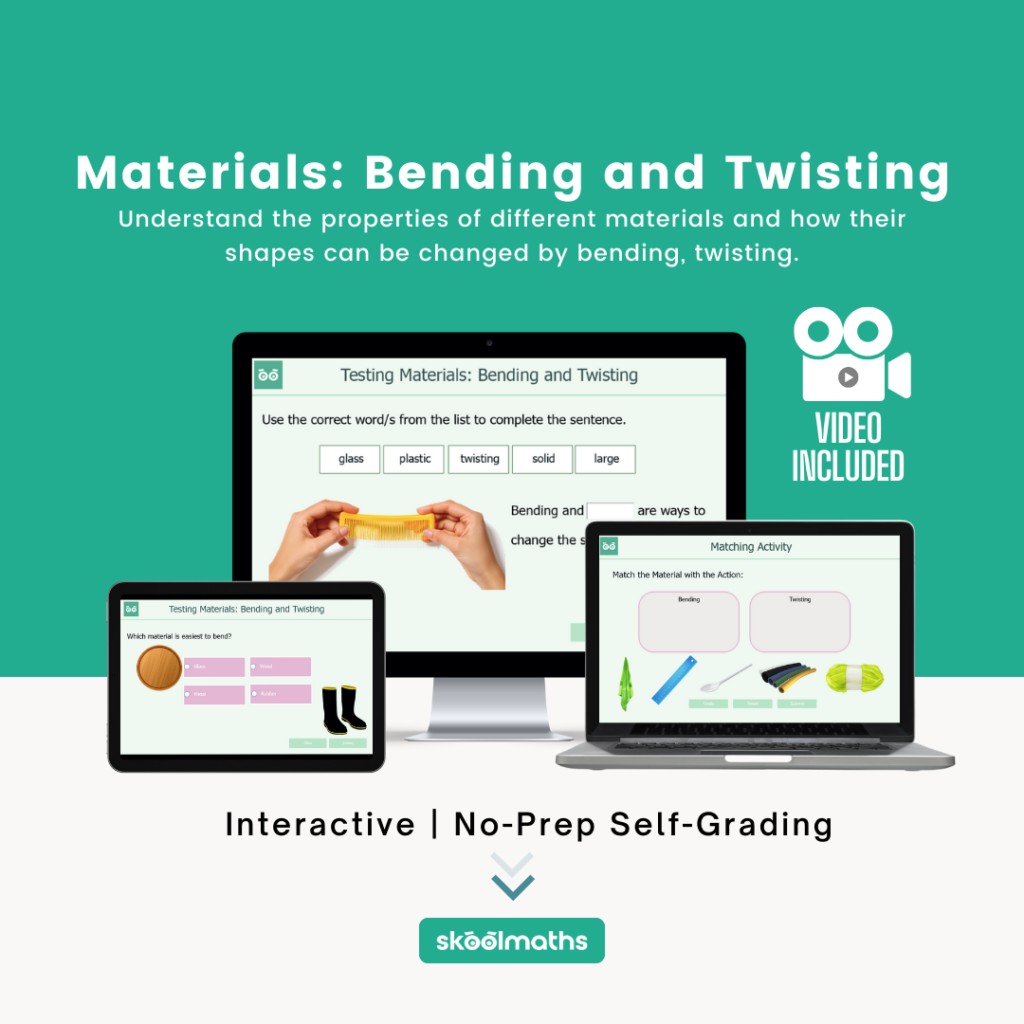 materials bending and twisting