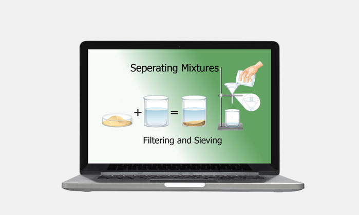 seperating mixtures filtering sieving