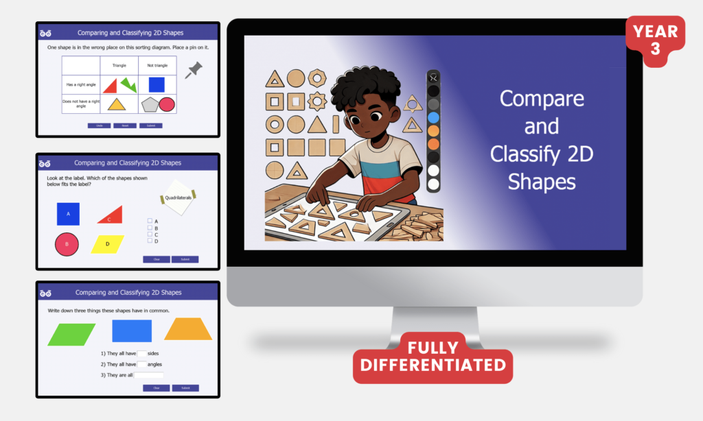 comparing and classifying 2d shapes