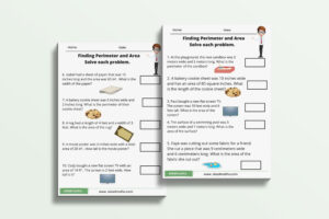finding area and perimeter word problems