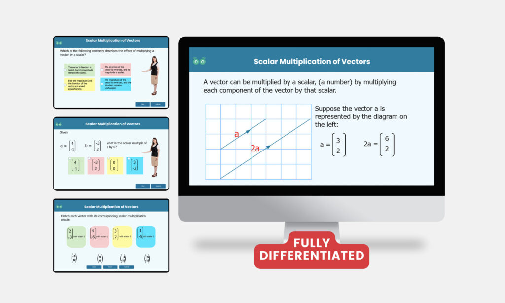 scalar multiplication of vectors