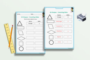 2d shapes counting sides