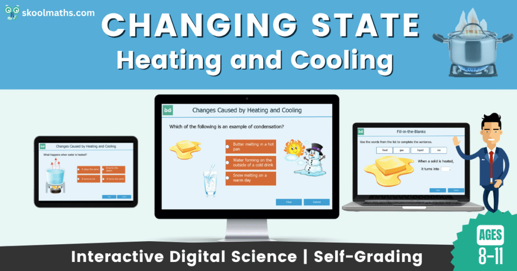 changing state heating and cooling