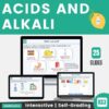 Acids and Alkali Interactive Lesson and Activities for KS3