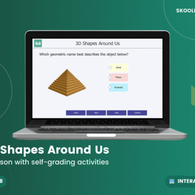 3D Shapes In The Environment — Interactive Lesson (Ages 7–8)