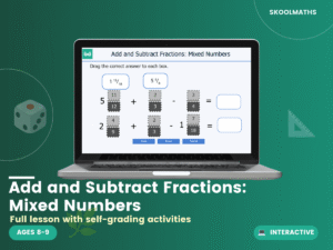 Add And Subtract Fractions: Improper And Mixed — Interactive Lesson (Ages 11–14)