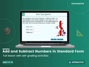 Add and Subtract Standard Form