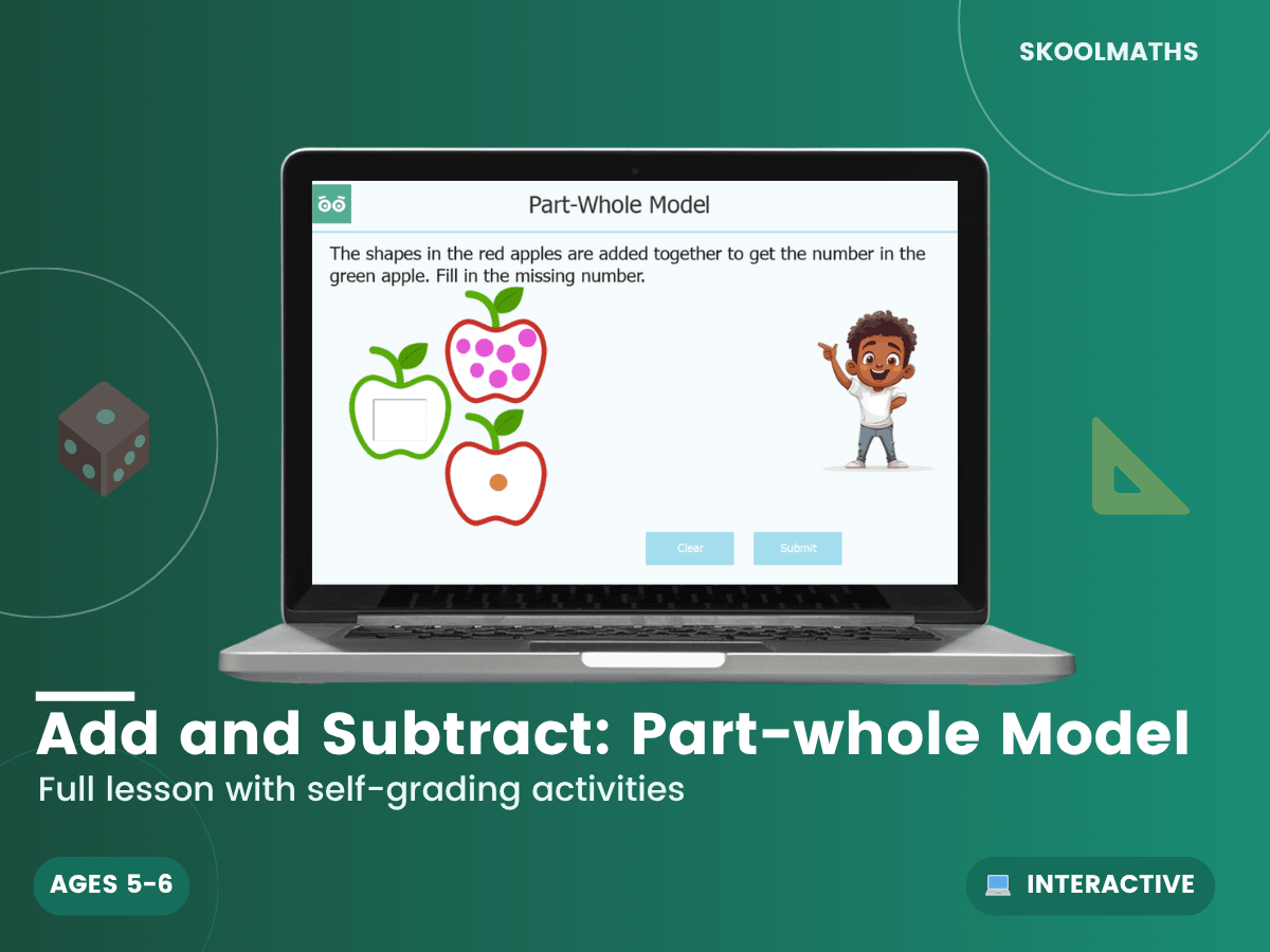 Add and Subtract: Part-whole Model – Maths, Science & English Teaching ...