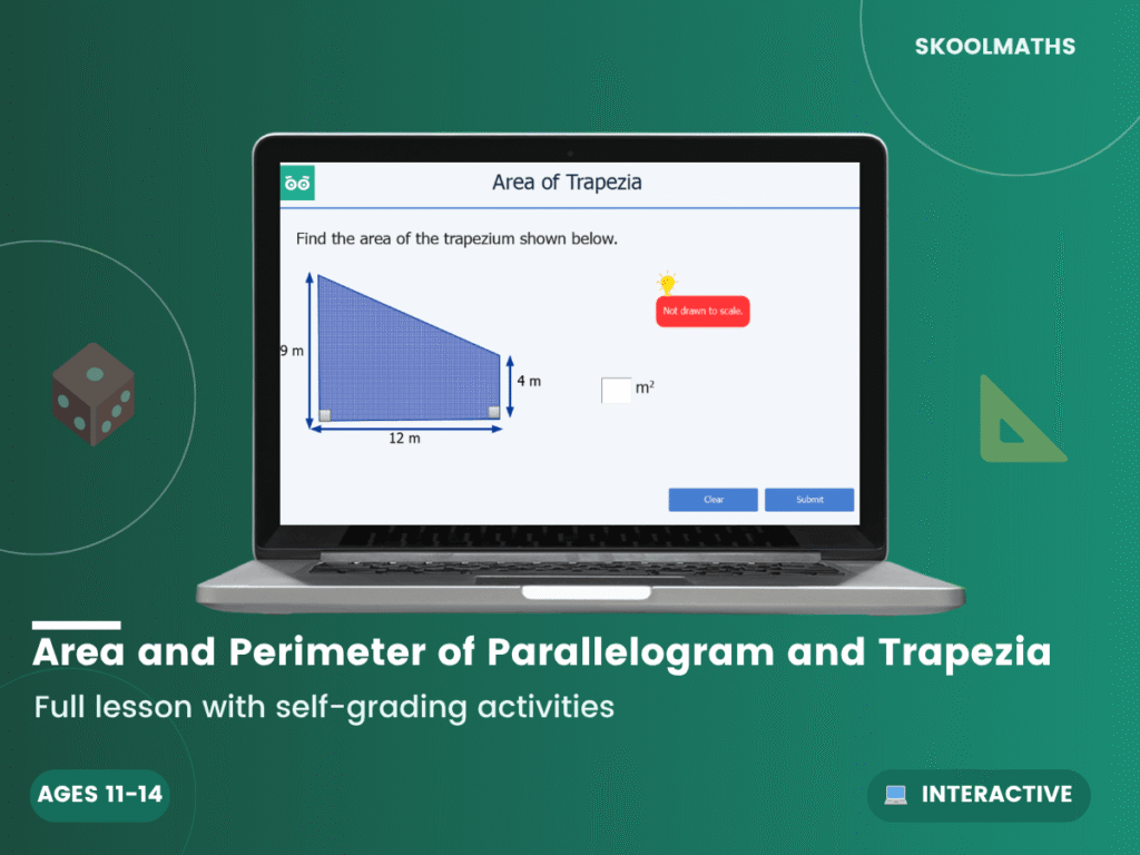 Area and Perimeter of Parallelogram and Trapezia