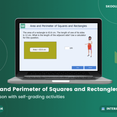 Area And Perimeter Of Squares And Rectangles — Interactive Lesson (Ages 11–14)