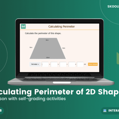 Perimeter Of 2D Shapes — Interactive Lesson (Ages 7–8)