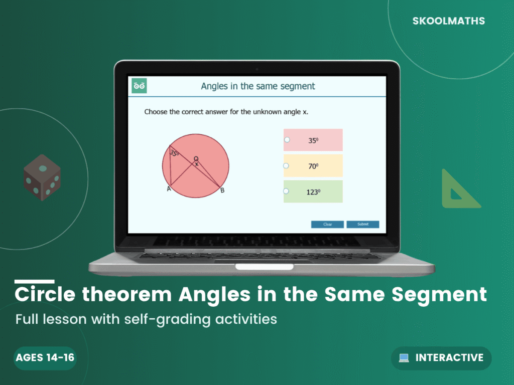 Circle Theorem-Angles in the Same Segment