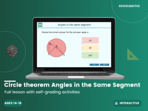 Circle Theorem-Angles in the Same Segment