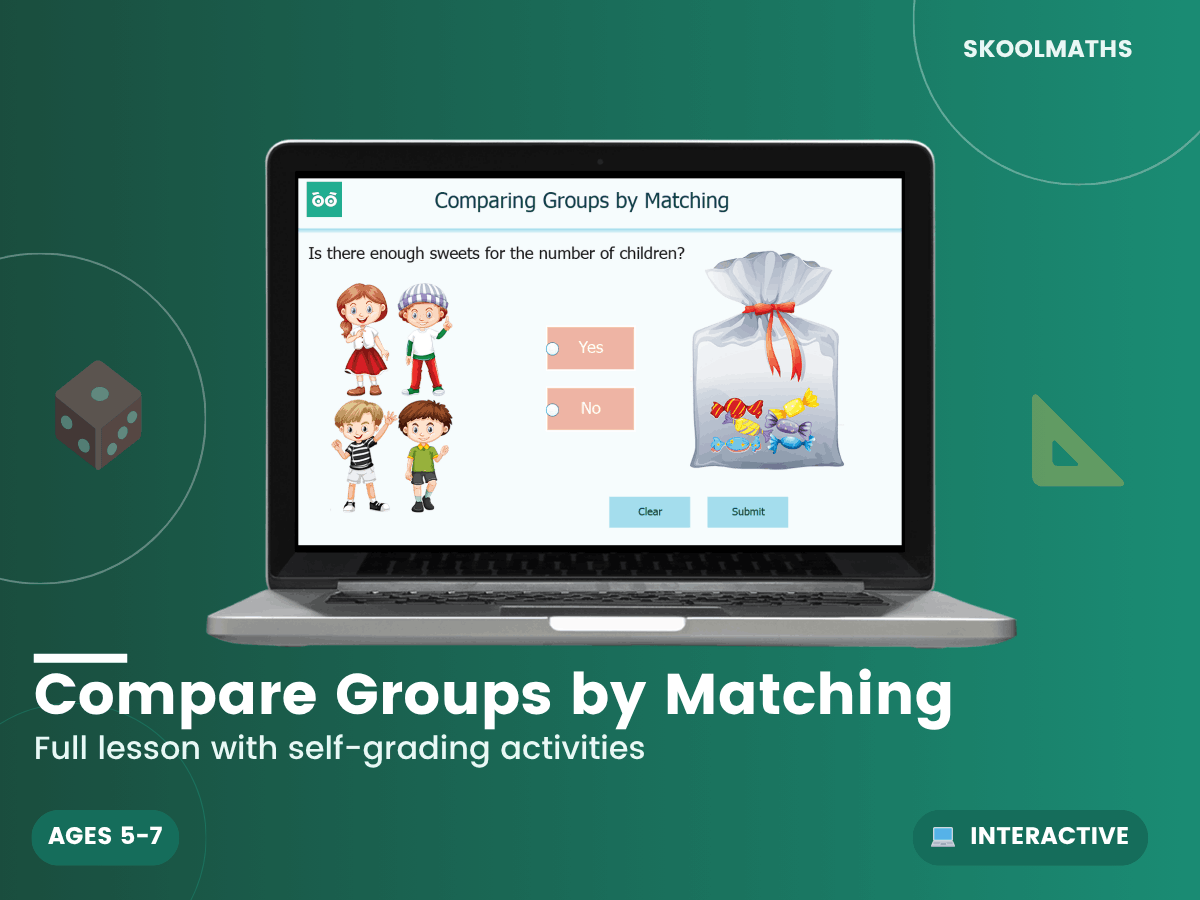 Compare Groups By Matching — Interactive Lesson (Ages 5–6) – Maths ...