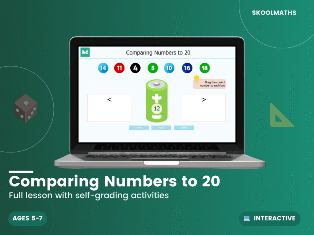 Comparing Numbers to 20