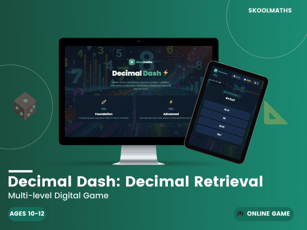 Decimal Dash: Decimal Retrieval Game