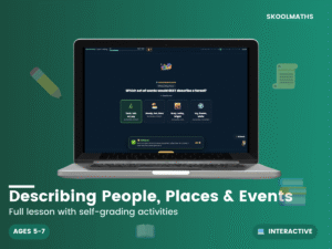 Describing People, Places & Events – Year 1 Literacy & Grammar ELA